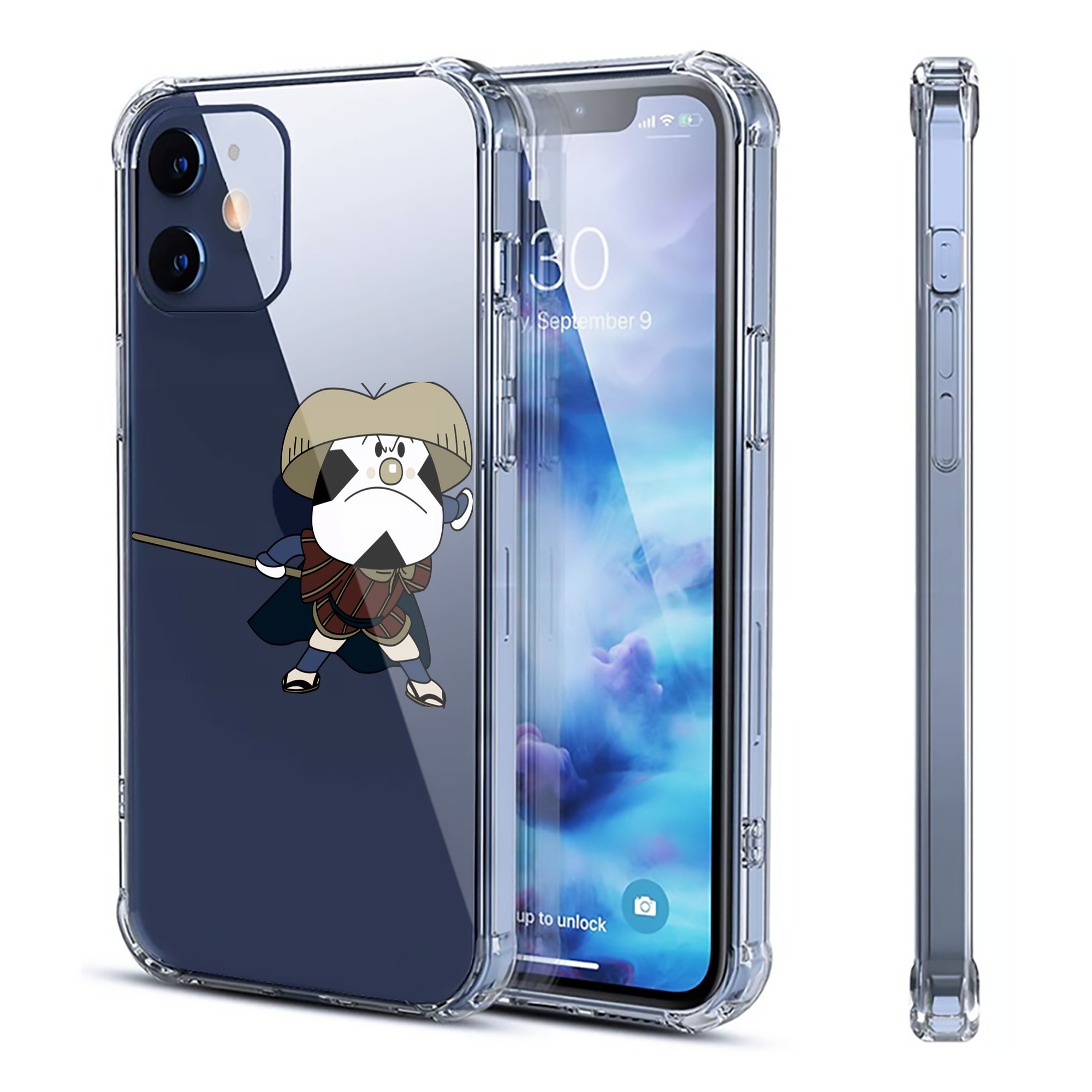 （画像用） アンパンマン Anpanman 【iPhone 12シリーズ対応】透明スマホケース（クリアソフトケース）